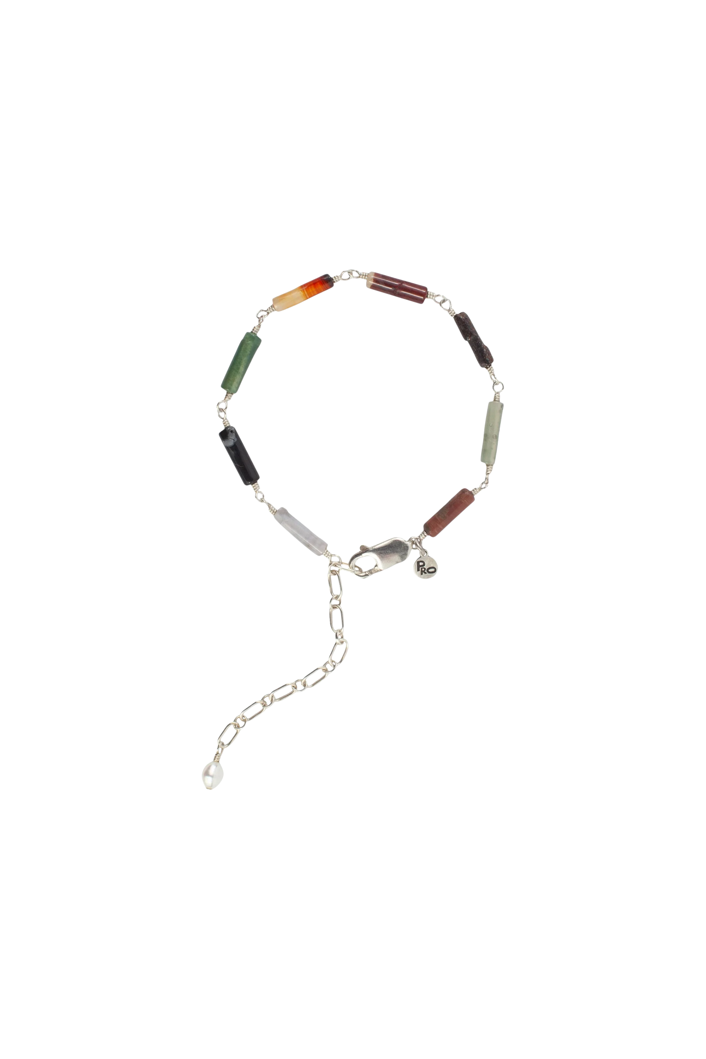 Stone Bracelet - Sterling Silver