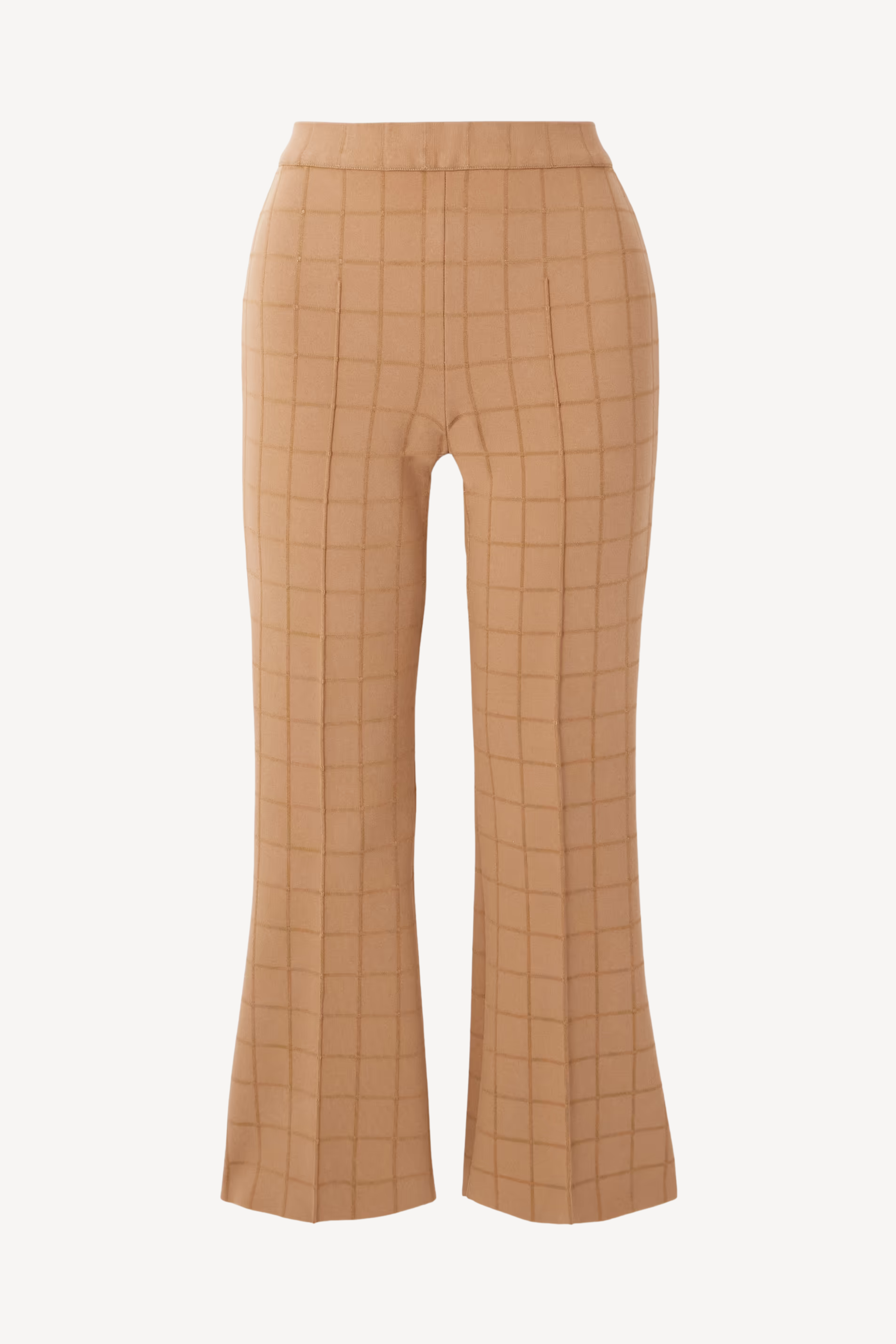 Matte Shine Windowpane Kick Pant
