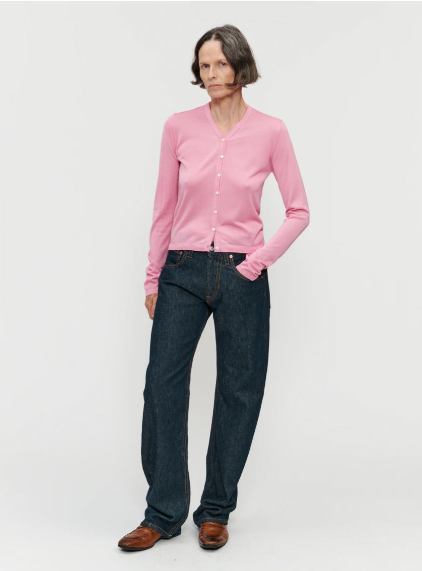 Contrast Stich Cardigan