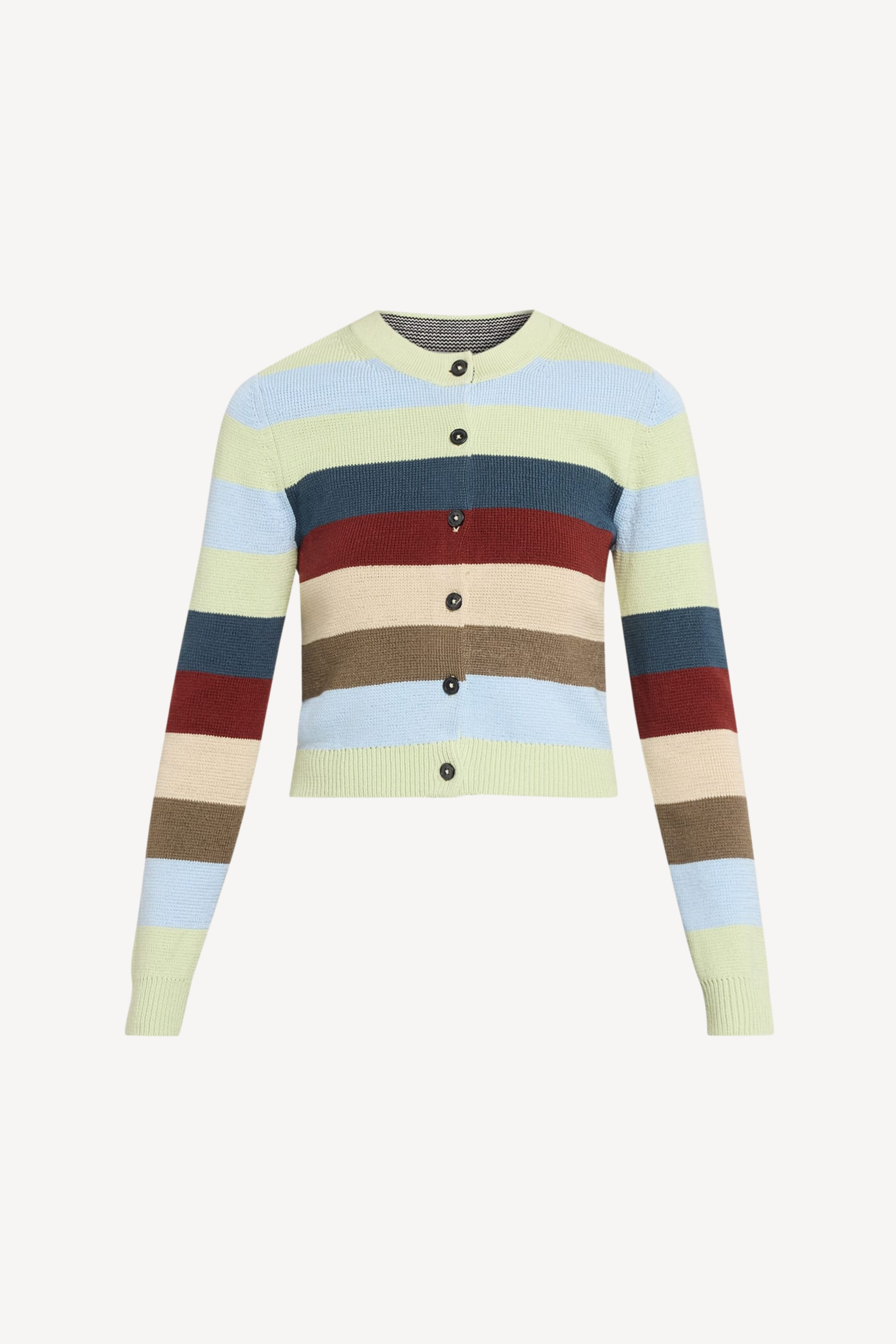 Striped Cropped Cardigan