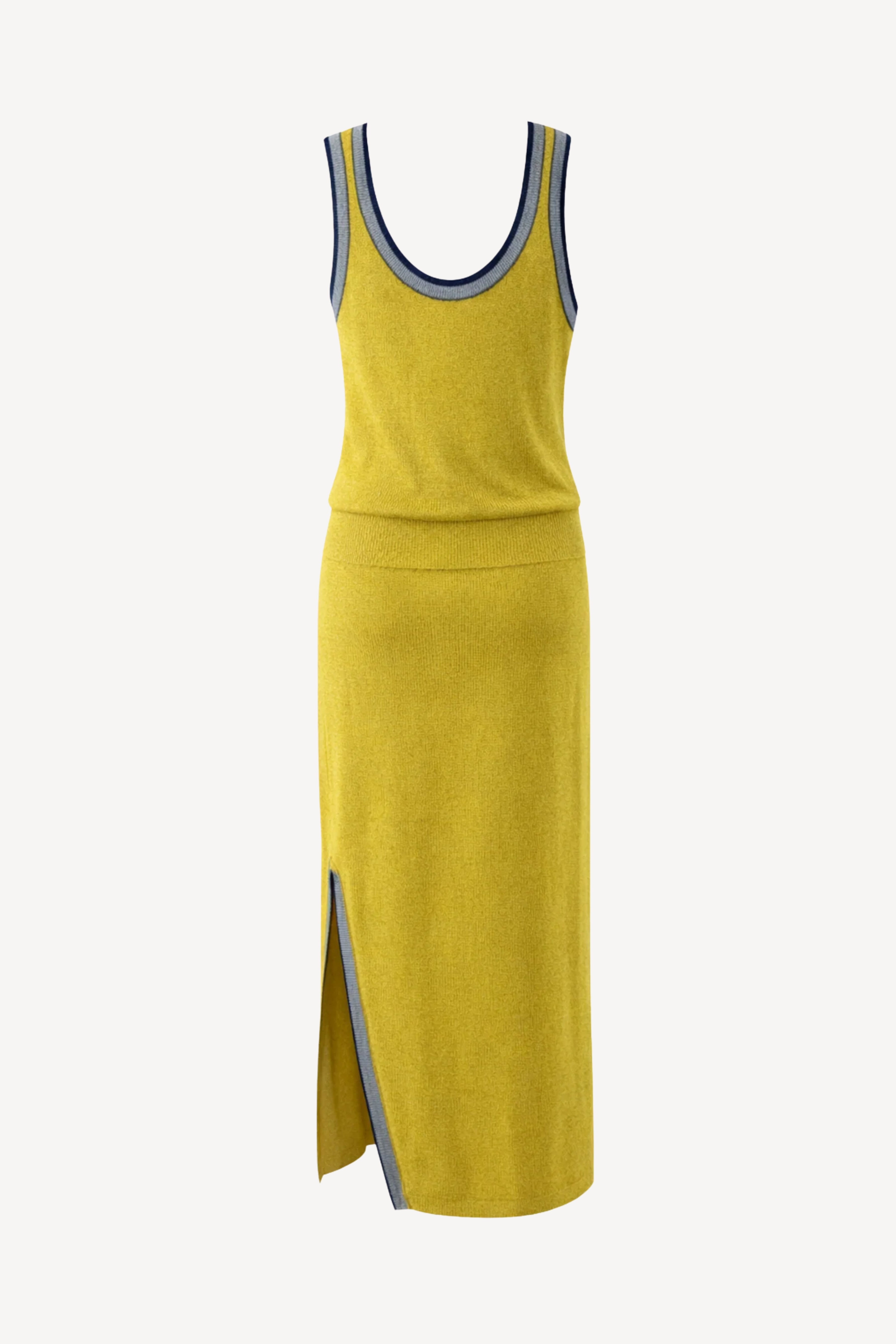 Blouson Tank Knit Maxi Dress