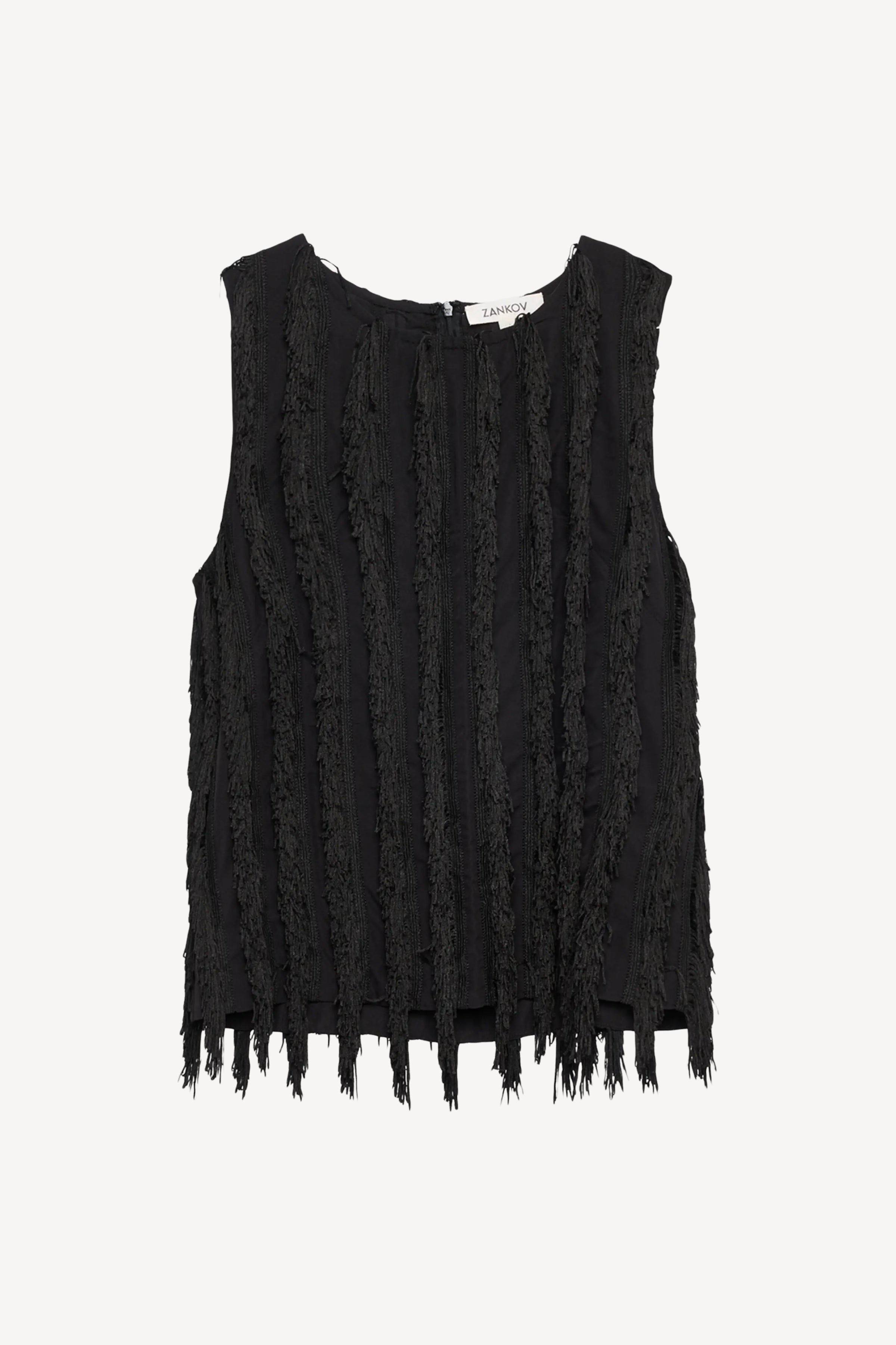 Leah Vertical Fringe Vest