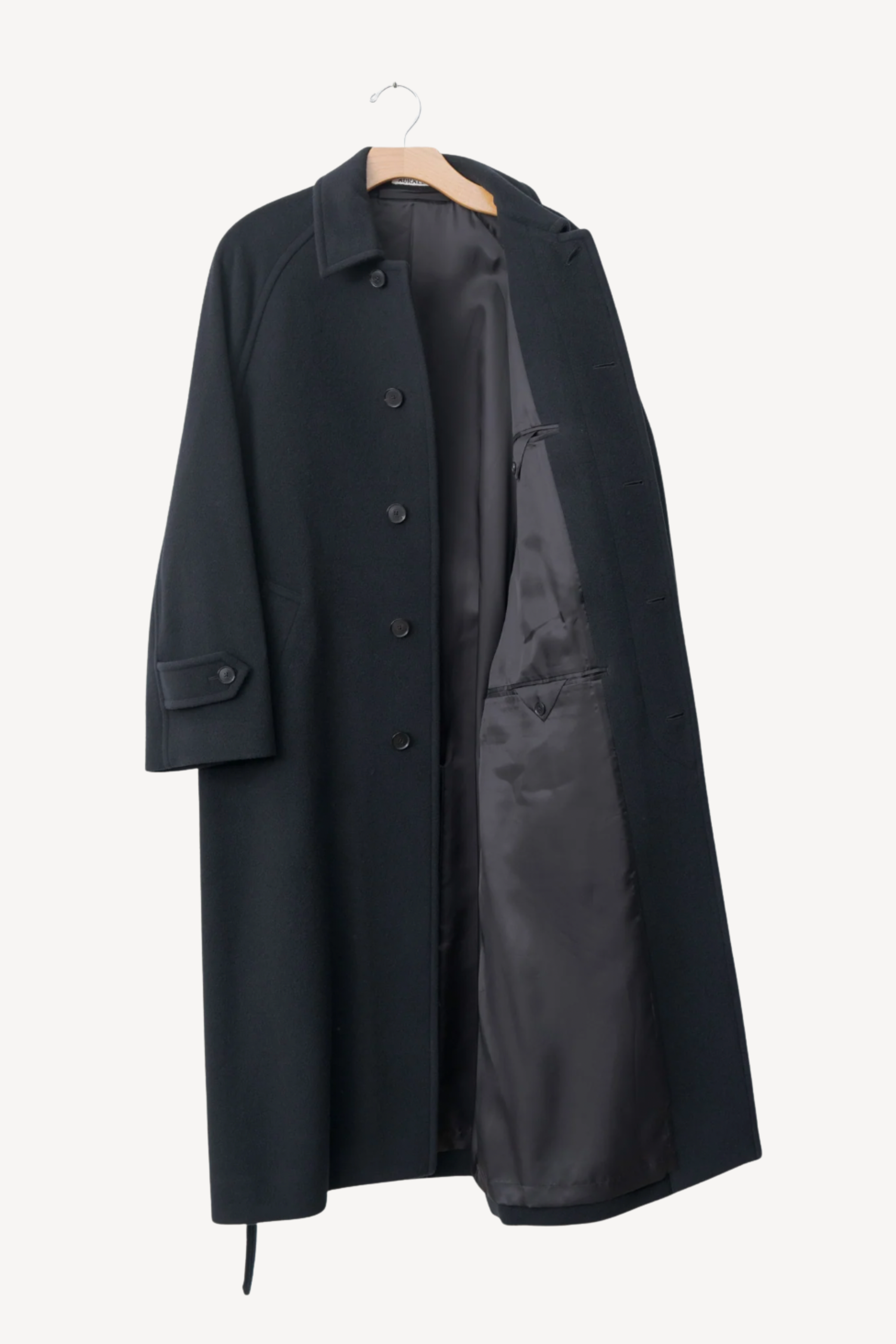 Super Fine Wool Mosser Soutien Collar Coat
