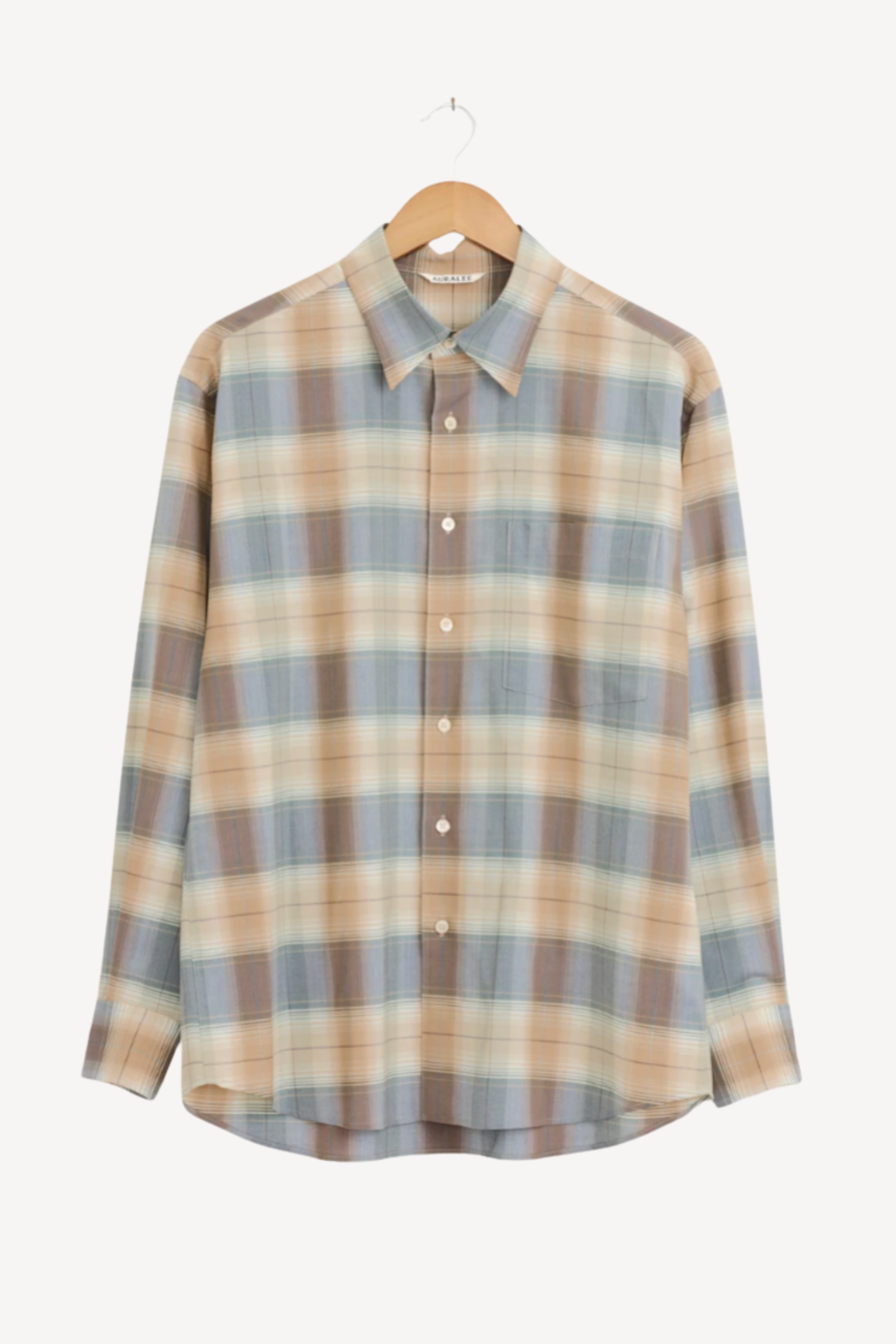 Super Light Wool Check Shirt