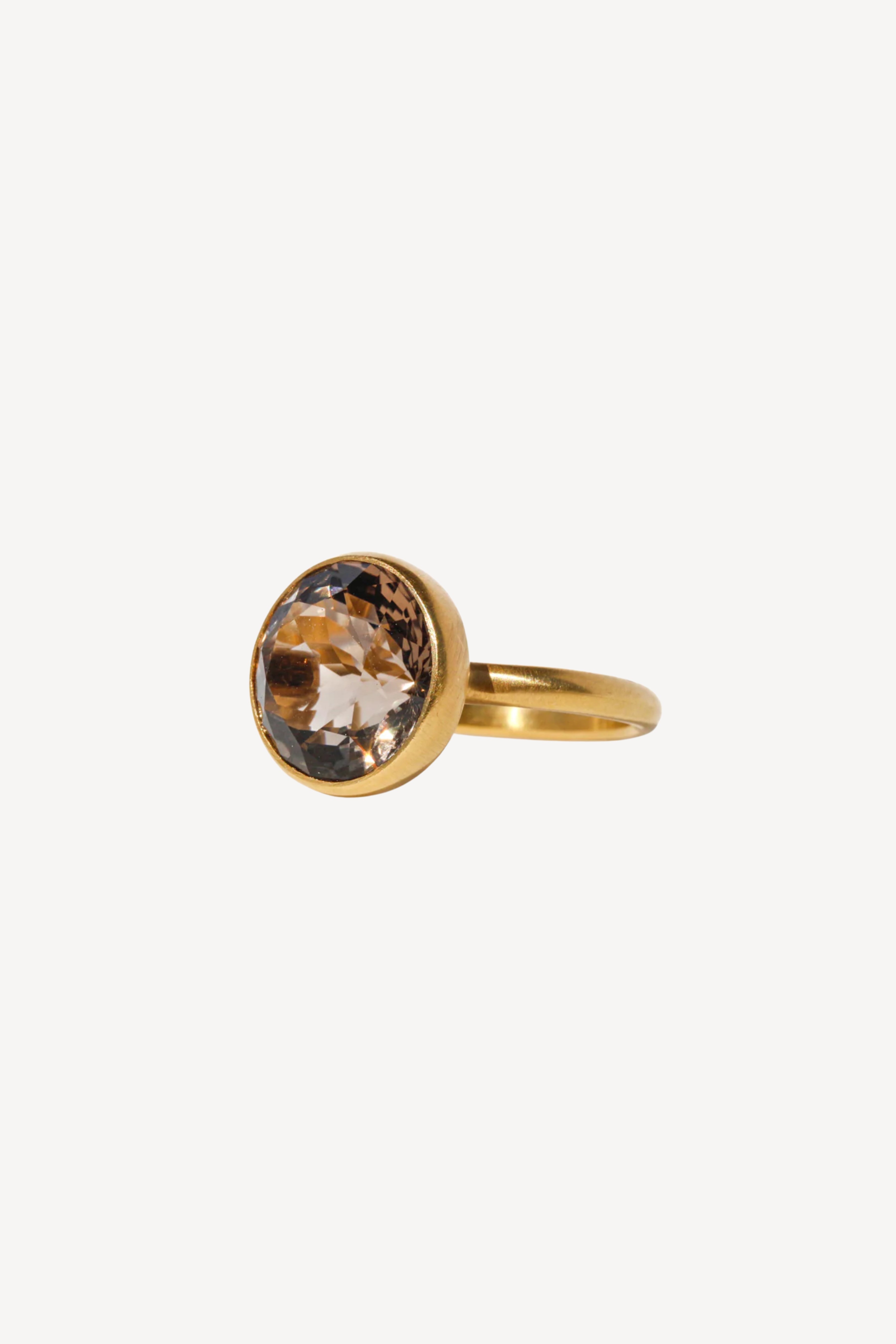 Smokey Quartz Princess Ring