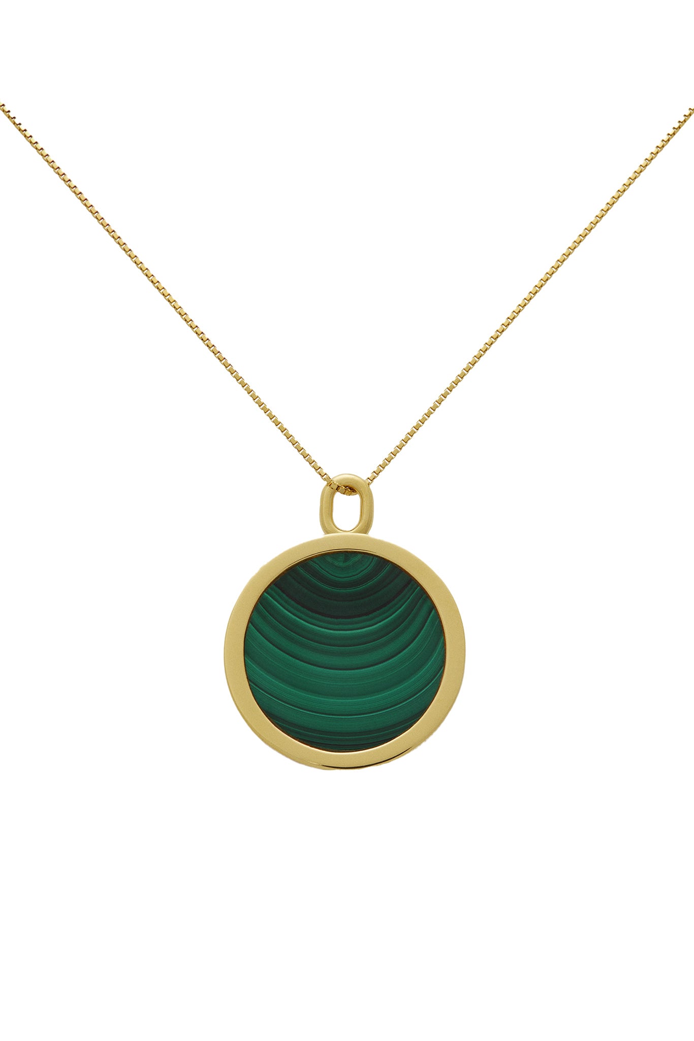 Nouveau Réalisme Malachite Necklace
