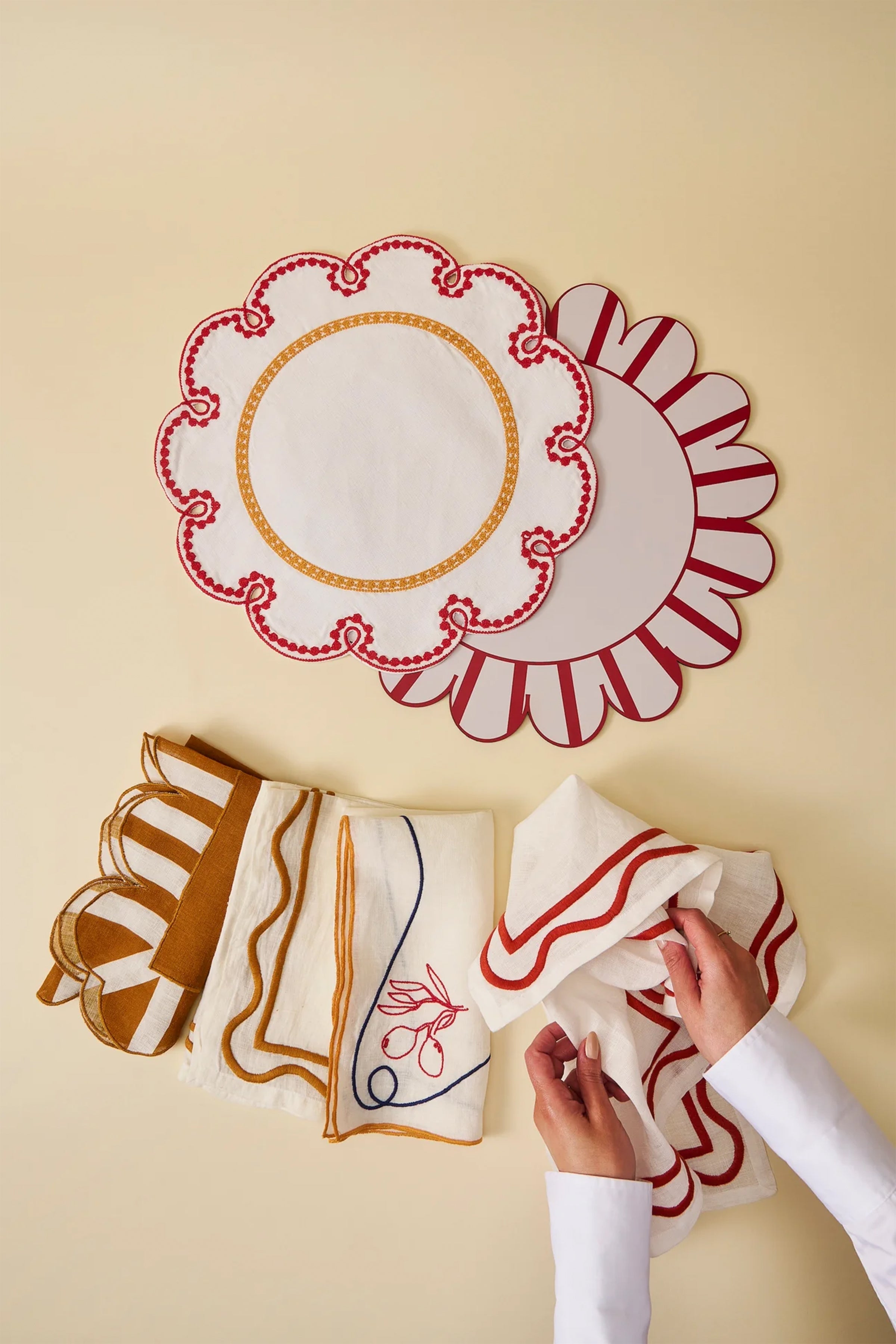 Scalloped Napkins