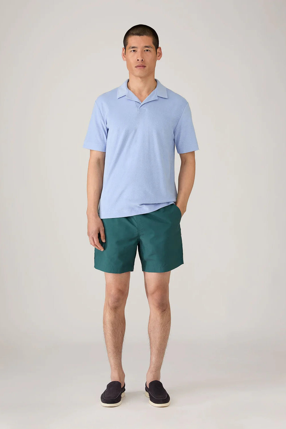 Towelling Polo Shirt