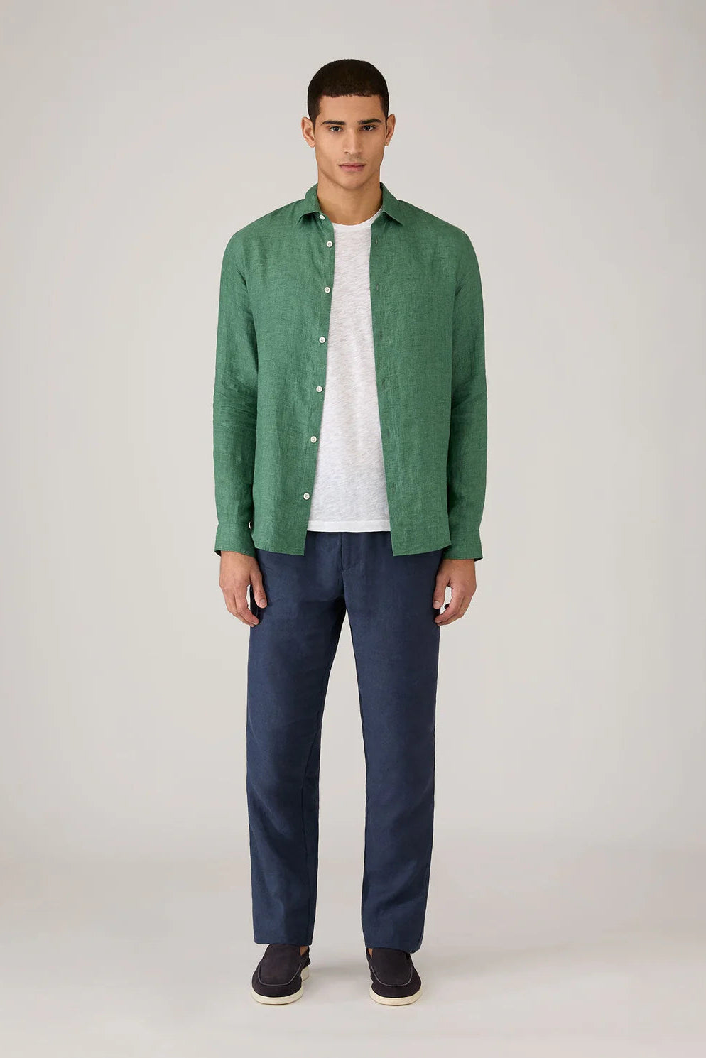 Linen Drawstring Trouser