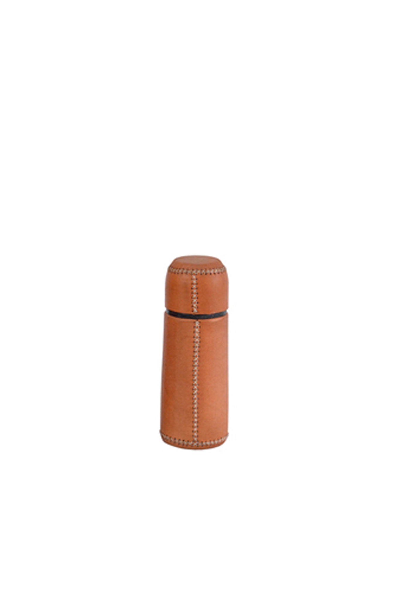 Natural Leather 0.35L Thermo Bottle