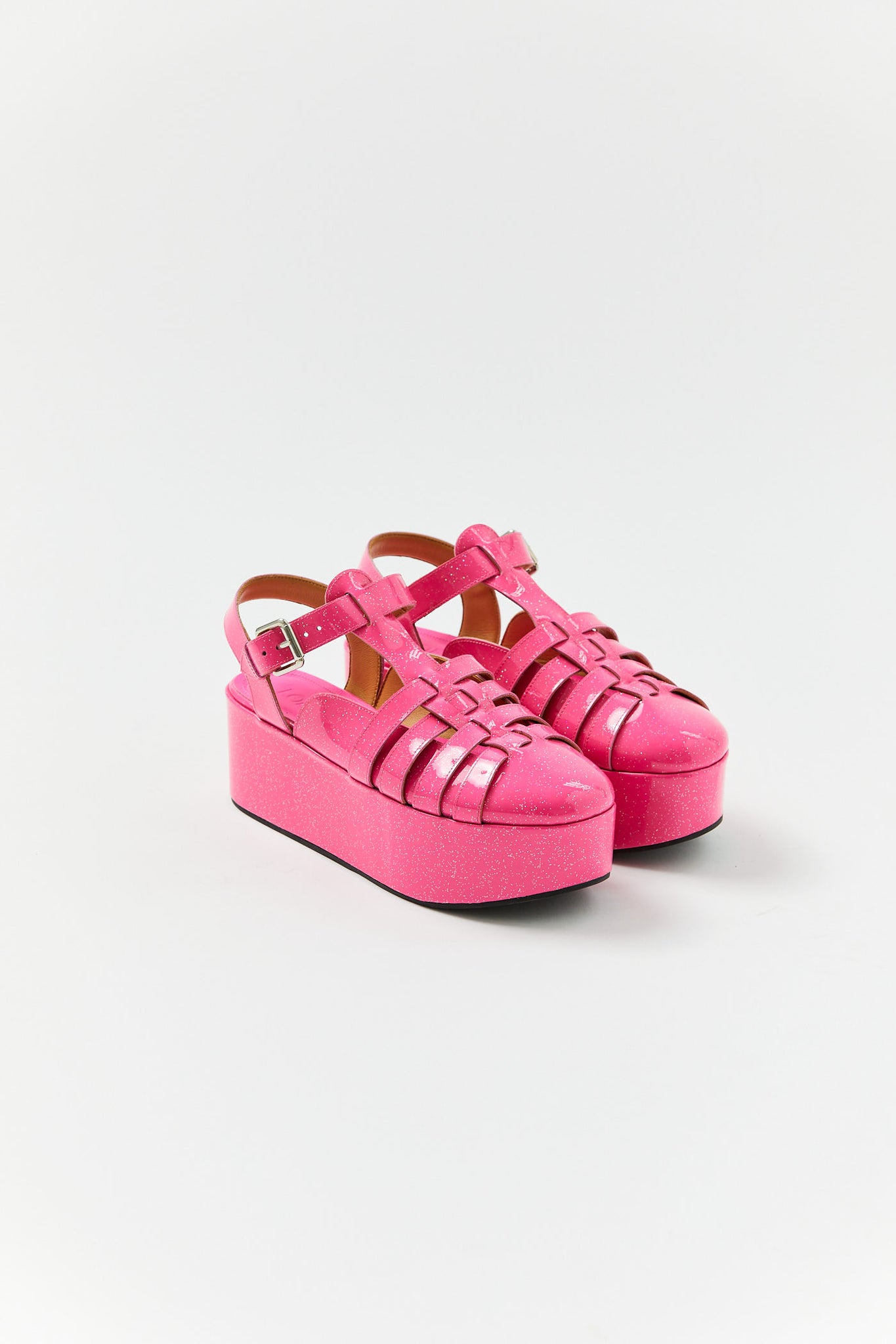 Pink Wedge Sandal