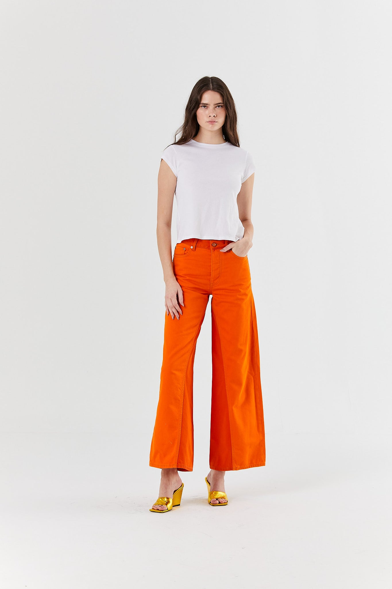 Orangeade Overdyed Cutline Jozey Jeans