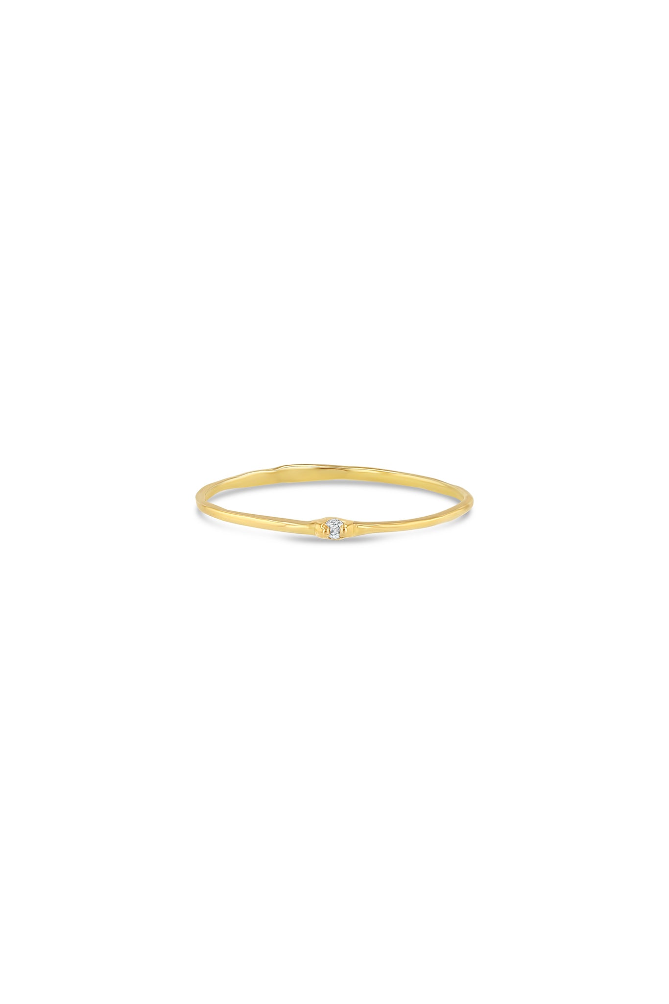 14K Gold Diamond Whisper Ring