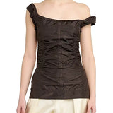Washed Silk Taffeta Top