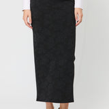 Matte Shine Floral Lawton Skirt
