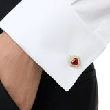 Yellow Gold Chameleons Cufflinks