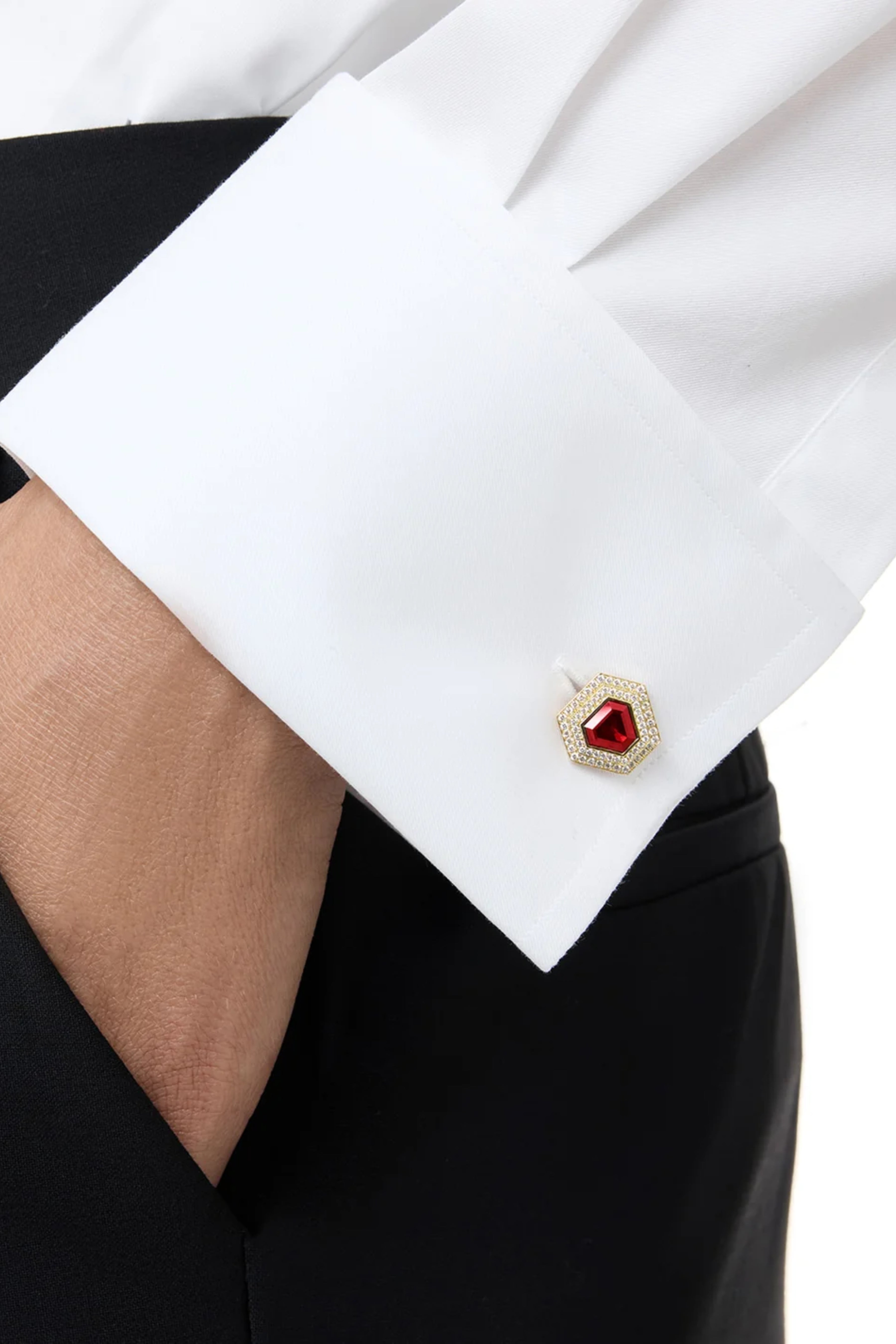 Yellow Gold Chameleons Cufflinks