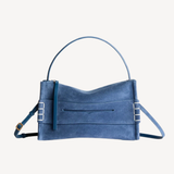 Suede Loafer Bag
