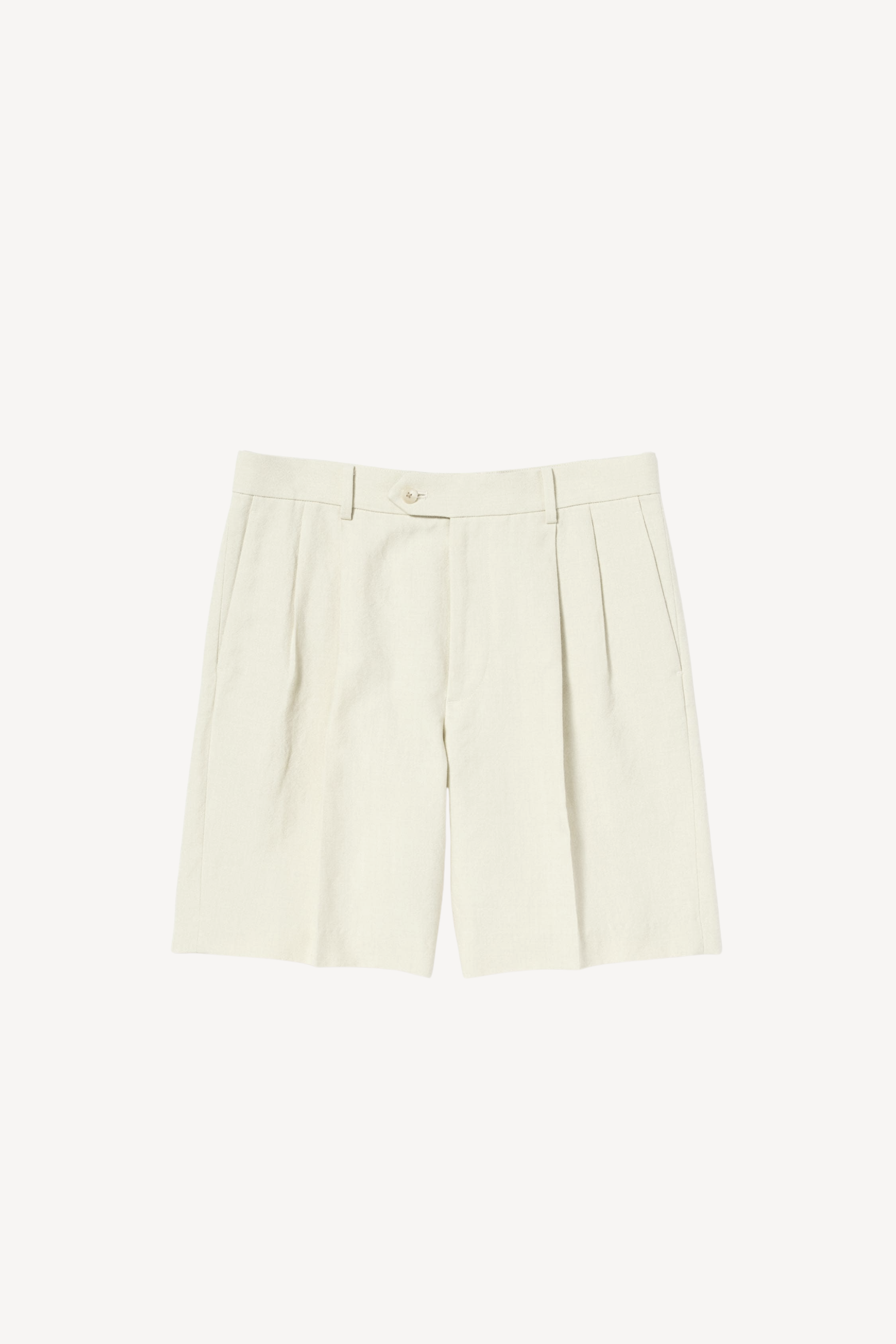 Wool Cotton Linen Shorts