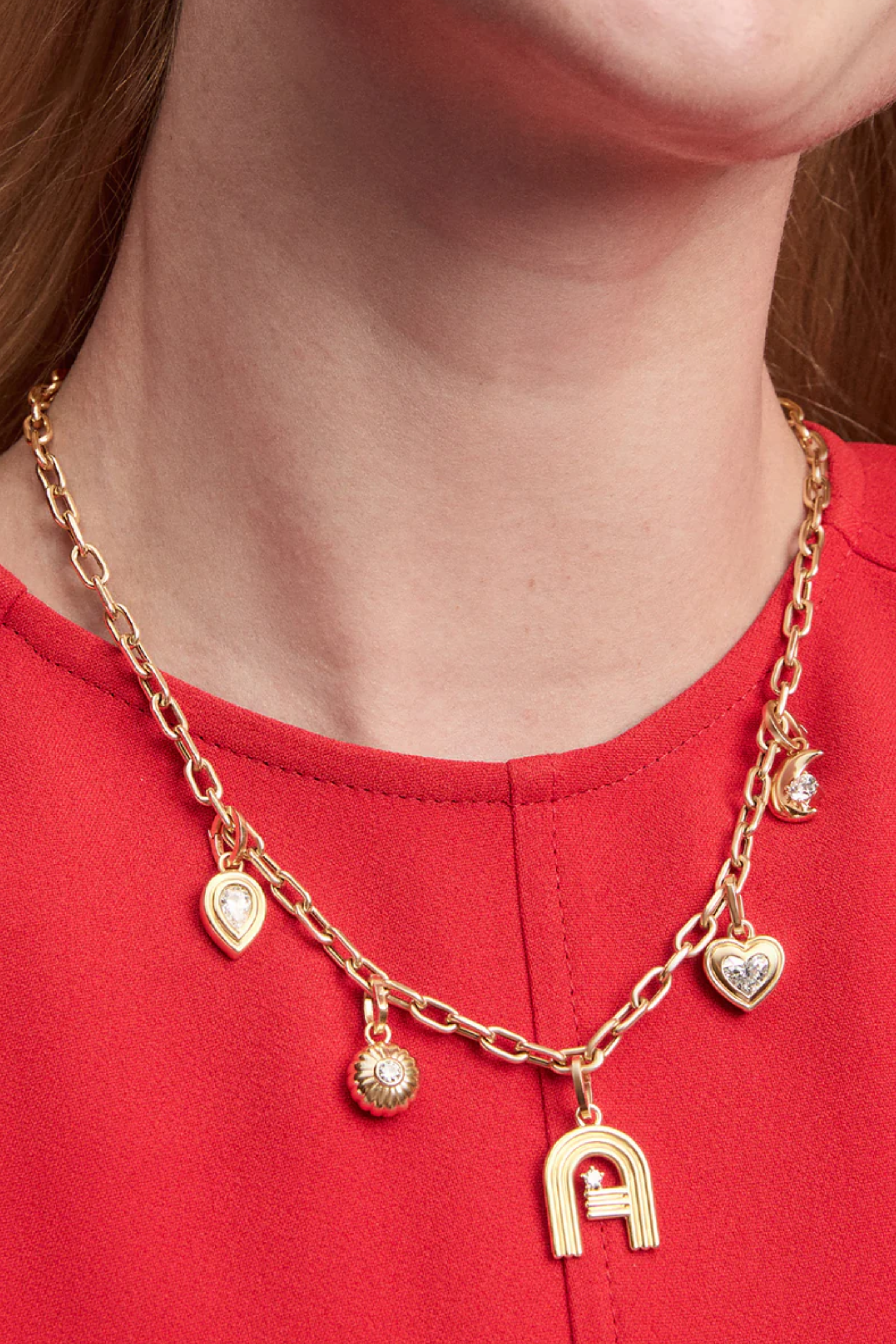 Lab Grown Diamond Moon Hinged Charm