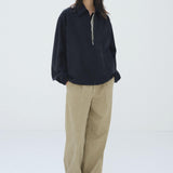 Wool Kid Mohair Hopsack Zip Blouson