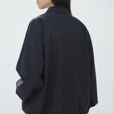 Wool Kid Mohair Hopsack Zip Blouson