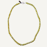 Dark Yellow Pearl Necklace