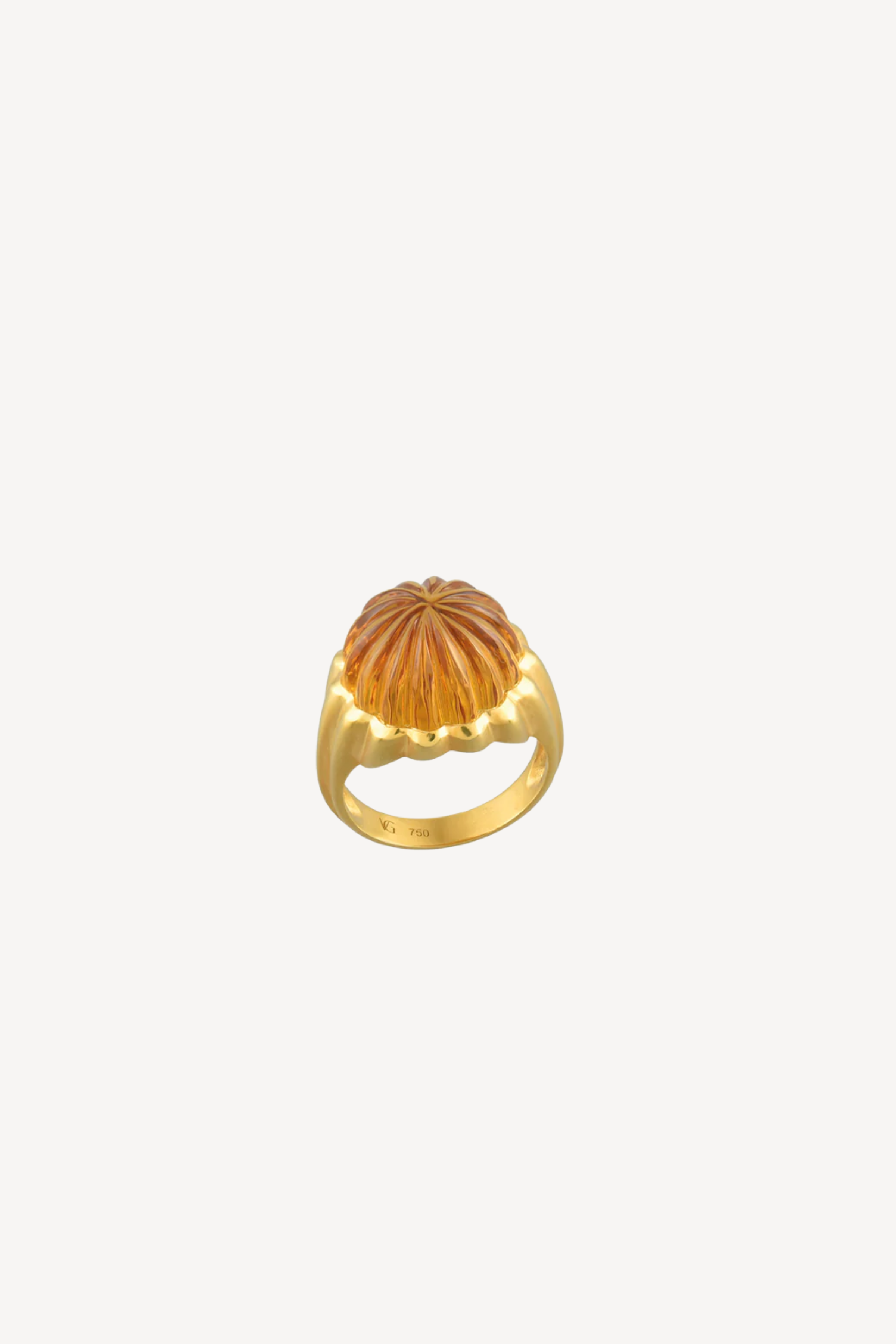 Colors Drop Ring Melon Citrine