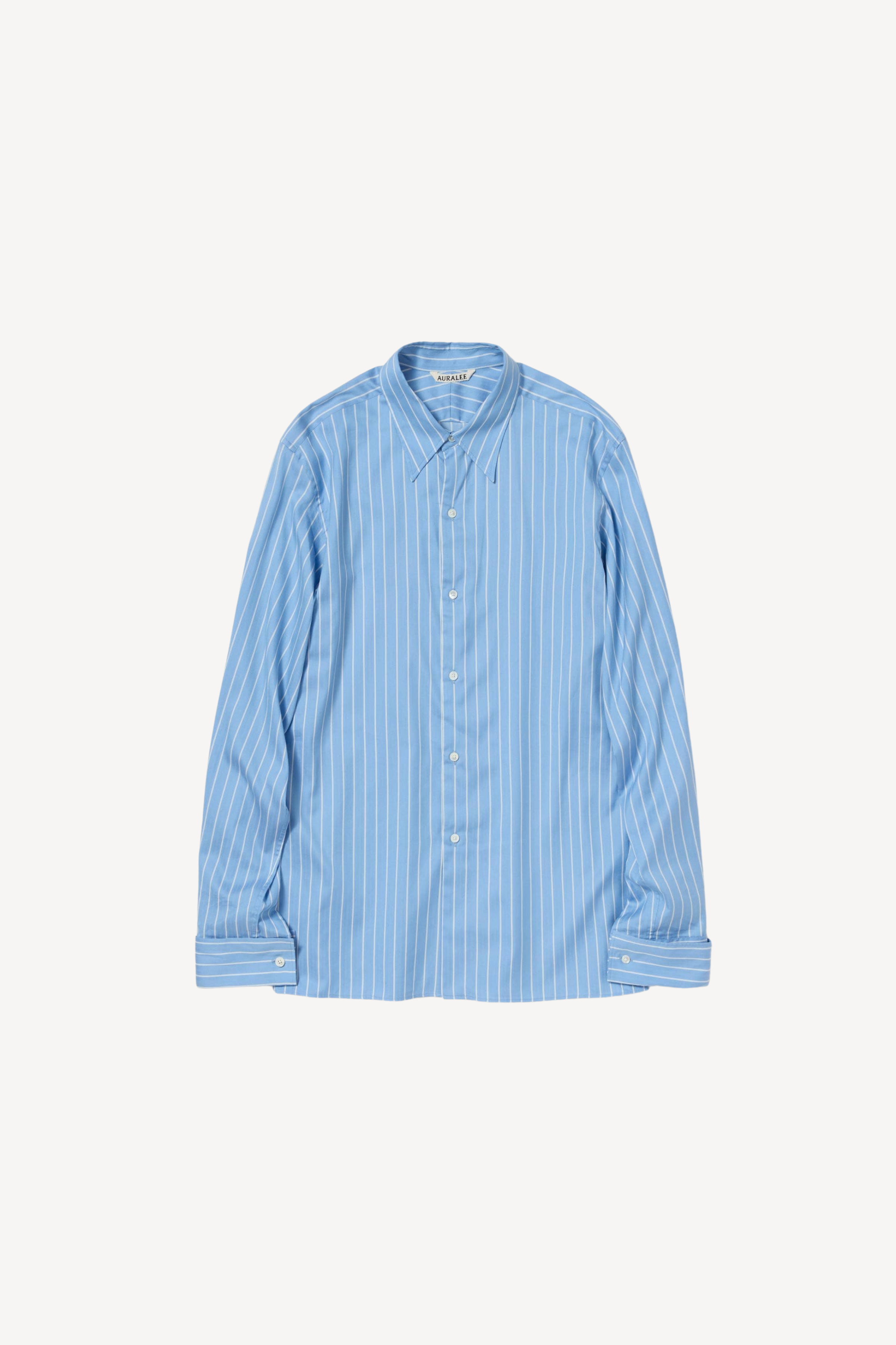 Silk Stripe Double Cuff Shirt