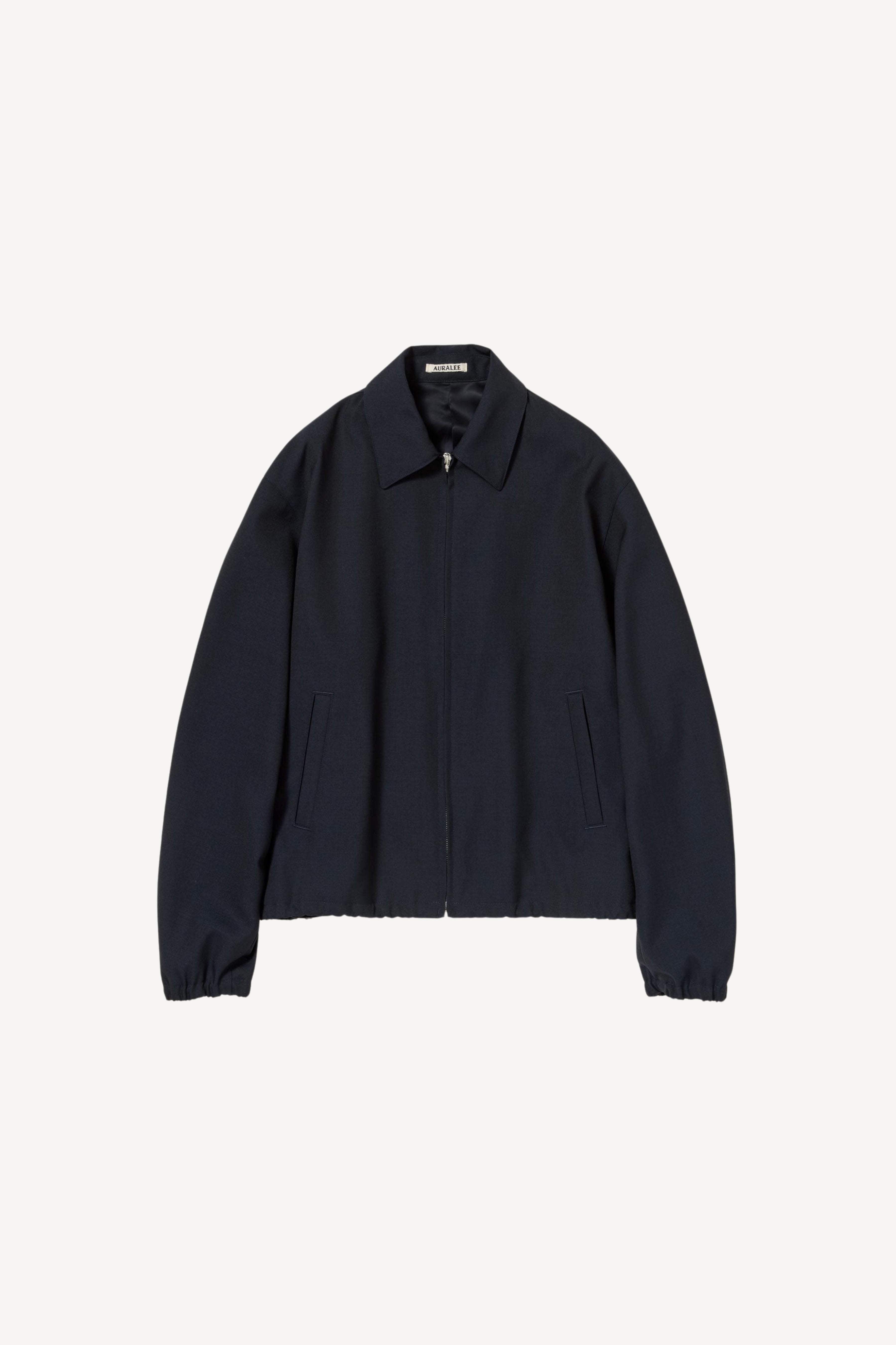 Wool Kid Mohair Hopsack Zip Blouson