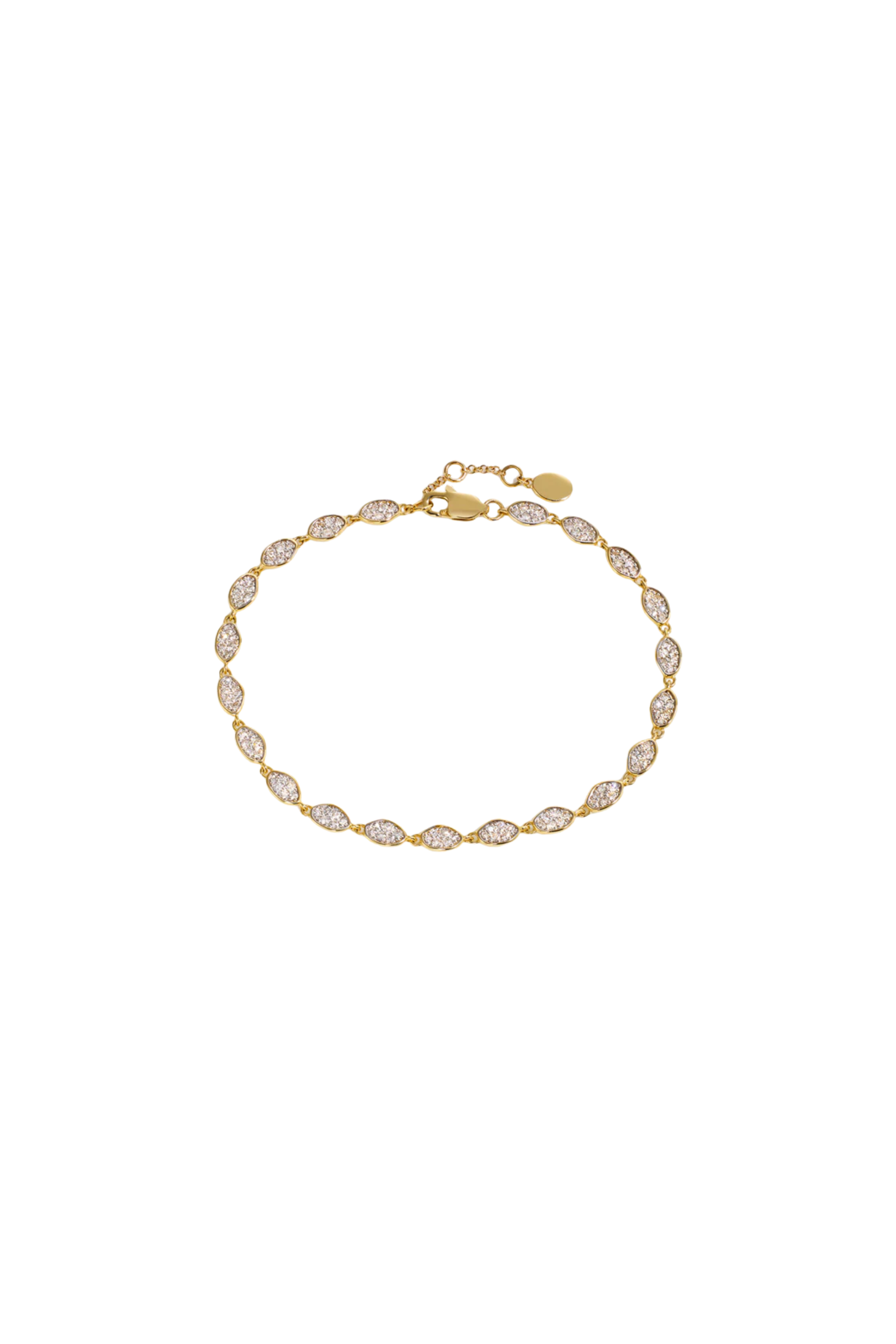 Diamond Cluster Eternity Bracelet