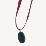 Coffee Bean Stone Necklace