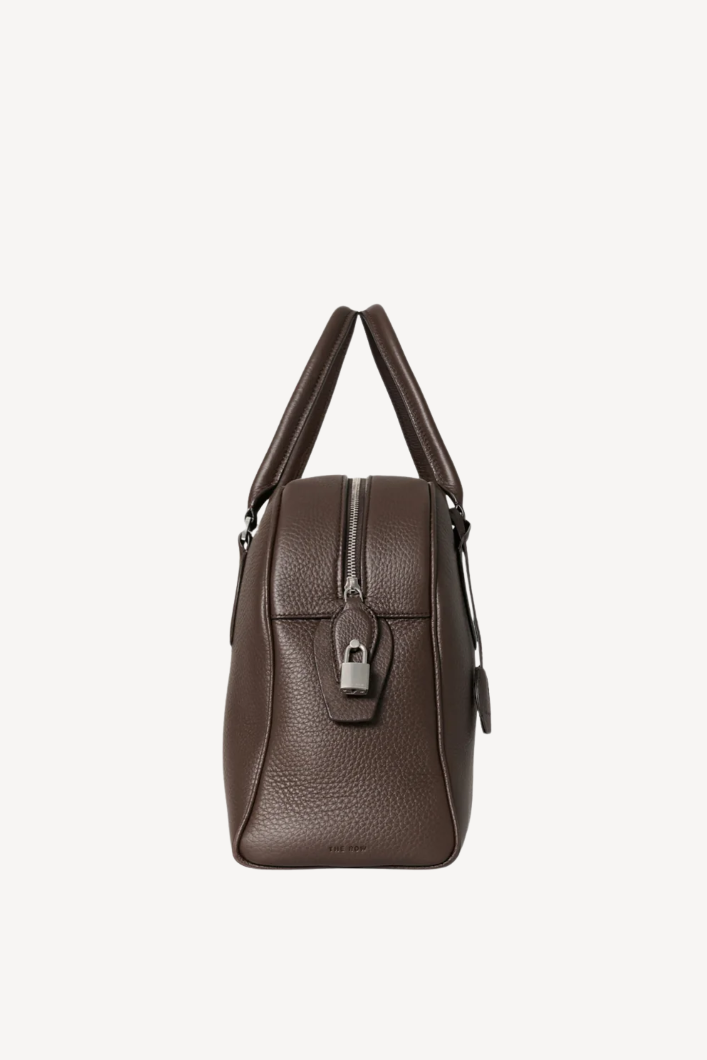 The Row India 12 Bag: Wood Brown Leather Handbag - ByGeorge