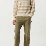 Linen Stripe Crew