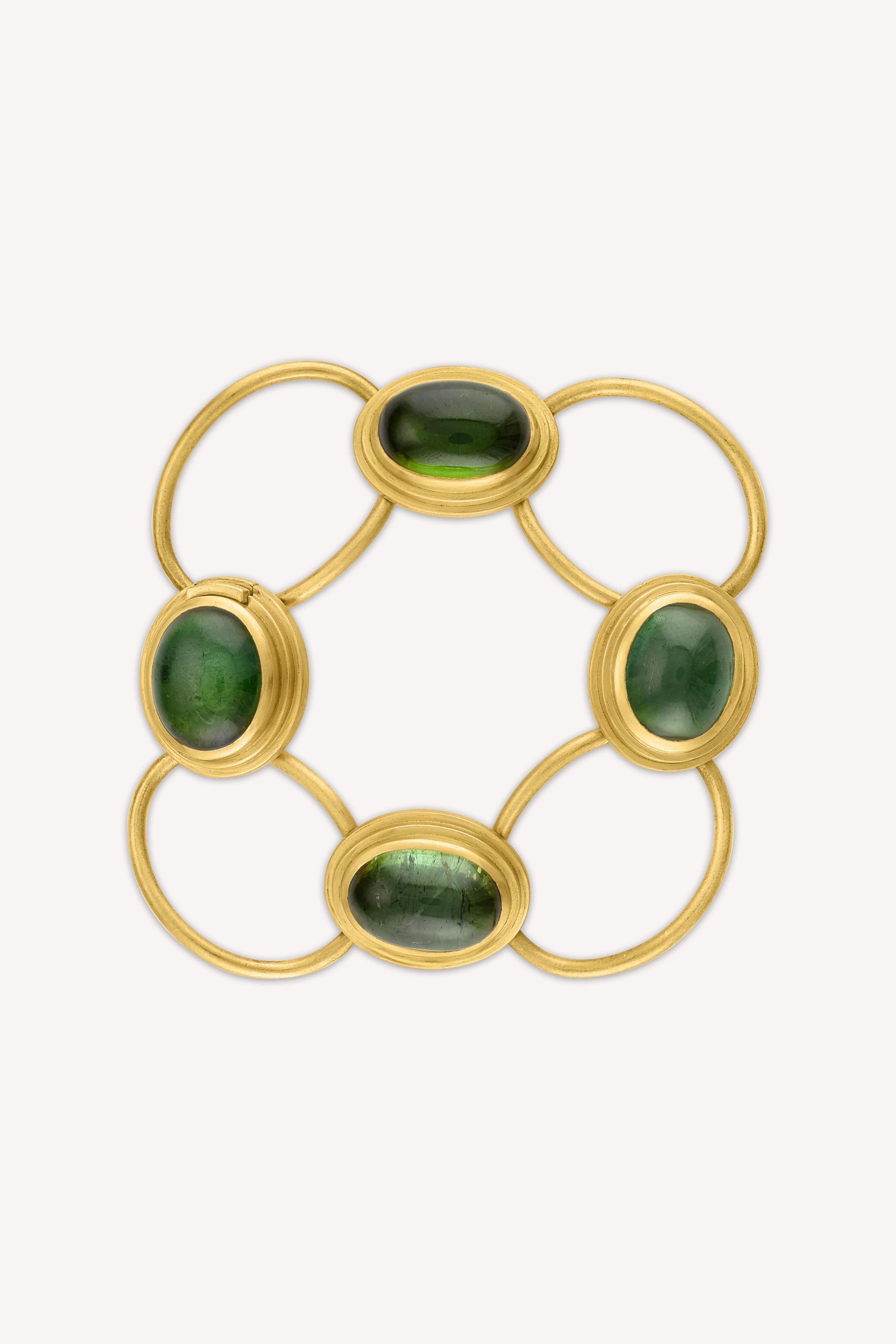 Green Tourmaline Tempus Bracelet