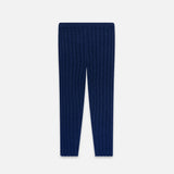 Rib Knit Womens Capri in Twilight