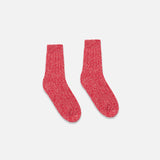 Cashmere Marl Trouser Socks Cherry Twist