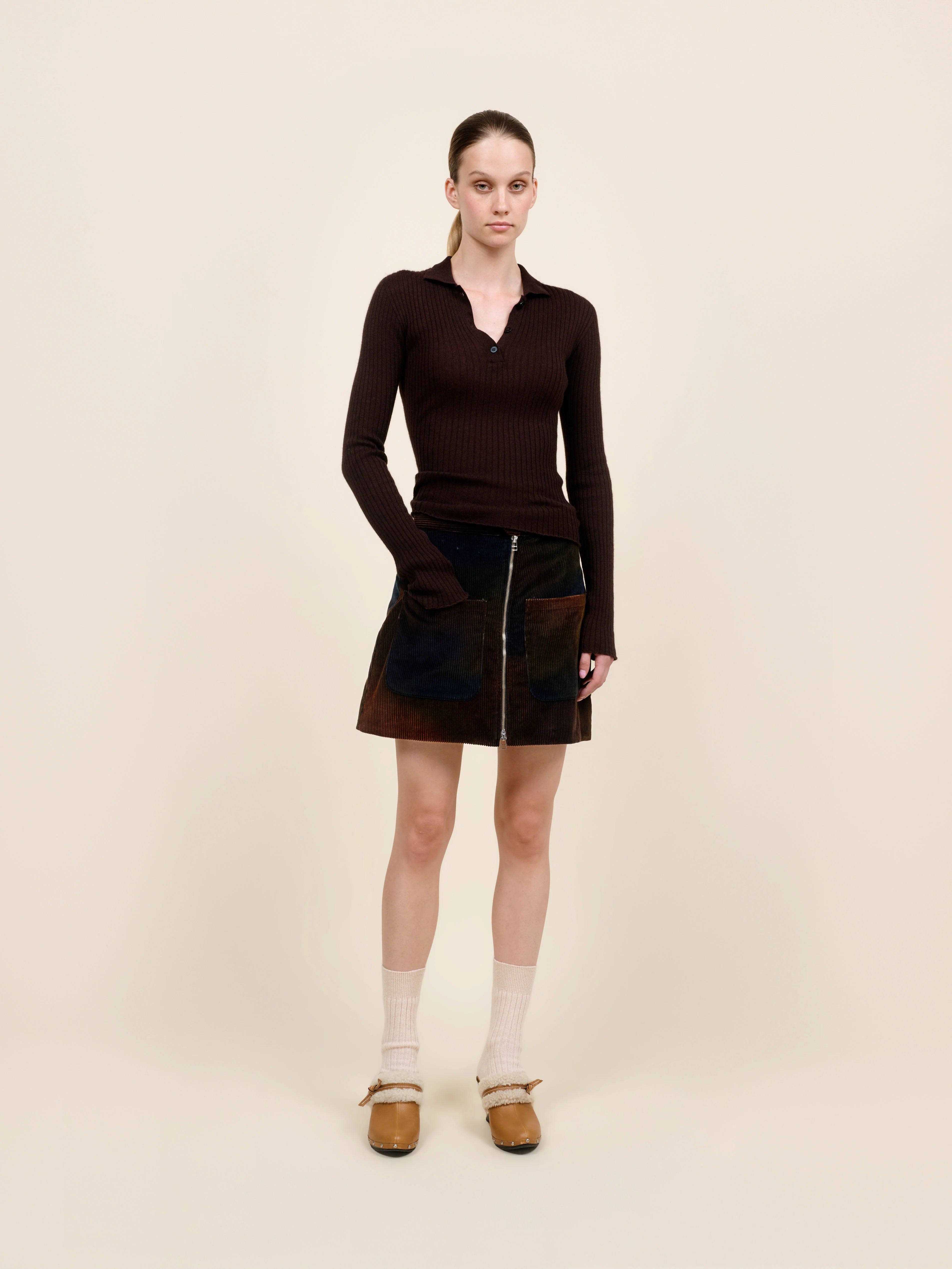 Silky Cashmere Polo