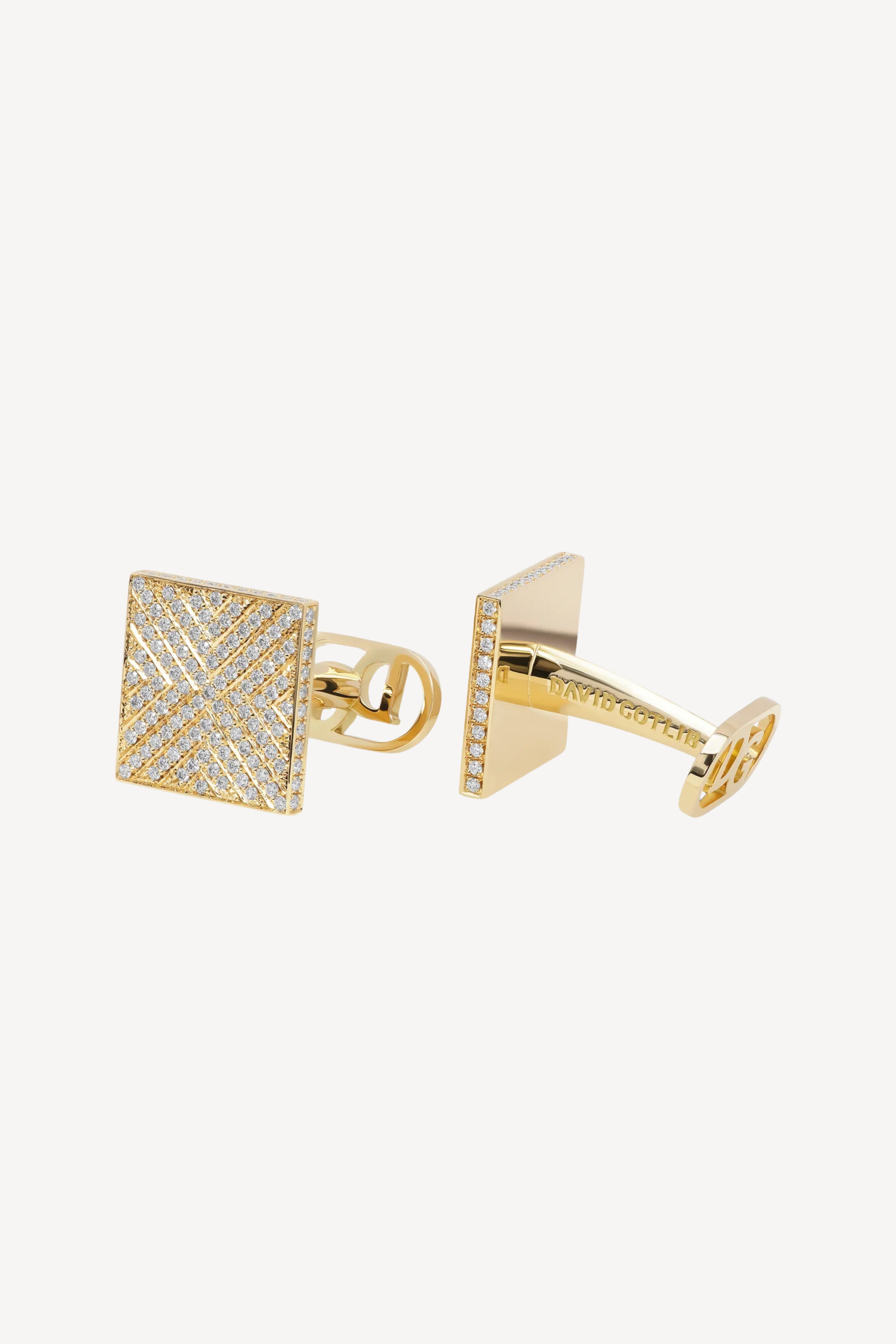 Mosaic Yellow Cufflinks