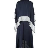 Satin X Chiffon Dress