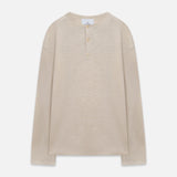 Lenny Knit Henley ECRU