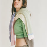 Sage & Lavender Kai Double Layer in Green, Lavender