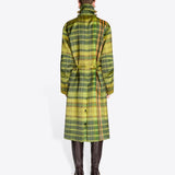 Rain Coat in Neon Yellow