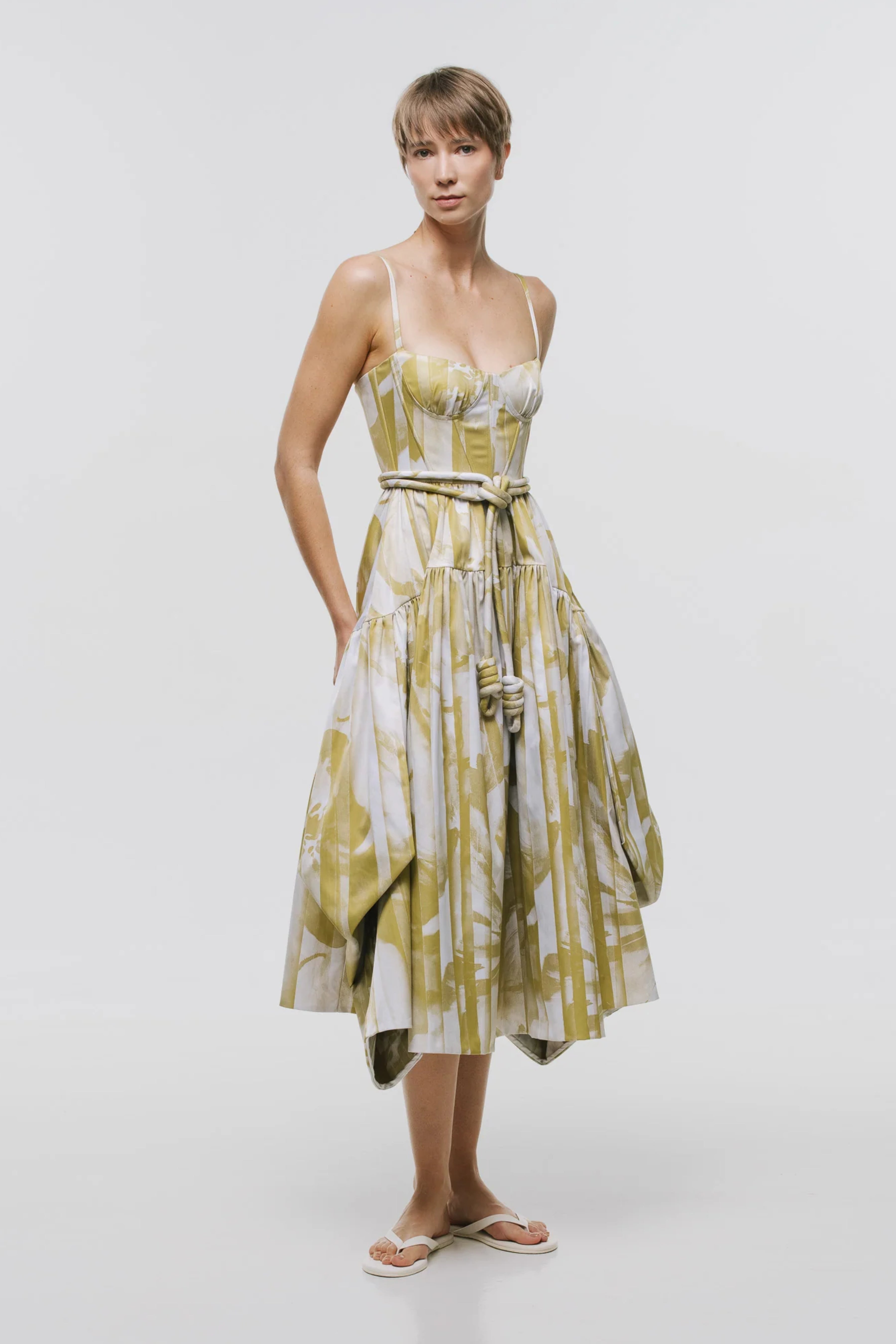 Montaña II Midi Dress With Belt
