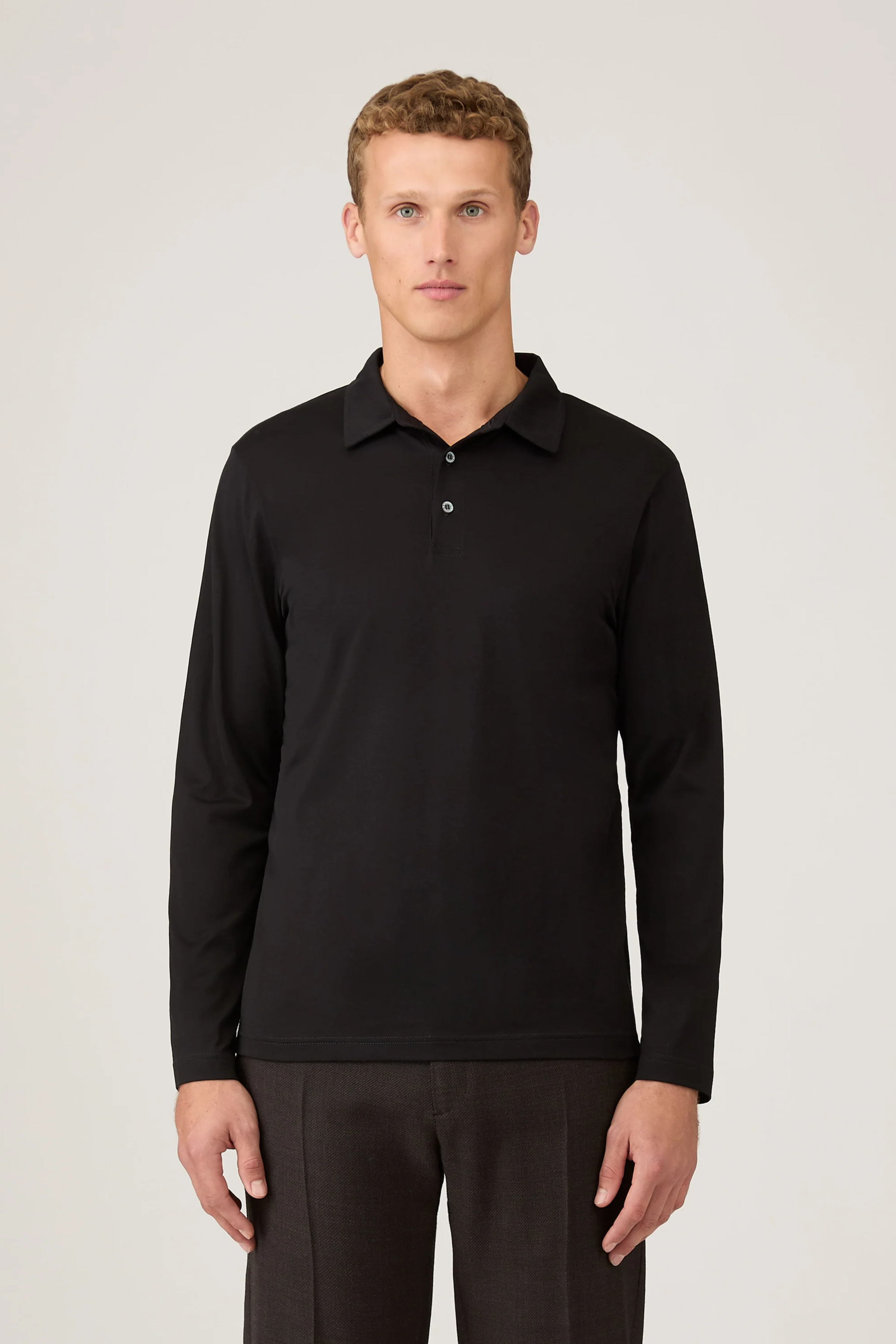 Long Sleeve Jersey Polo