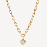Groovy Lab Grown Diamond Heart Hinged Charm