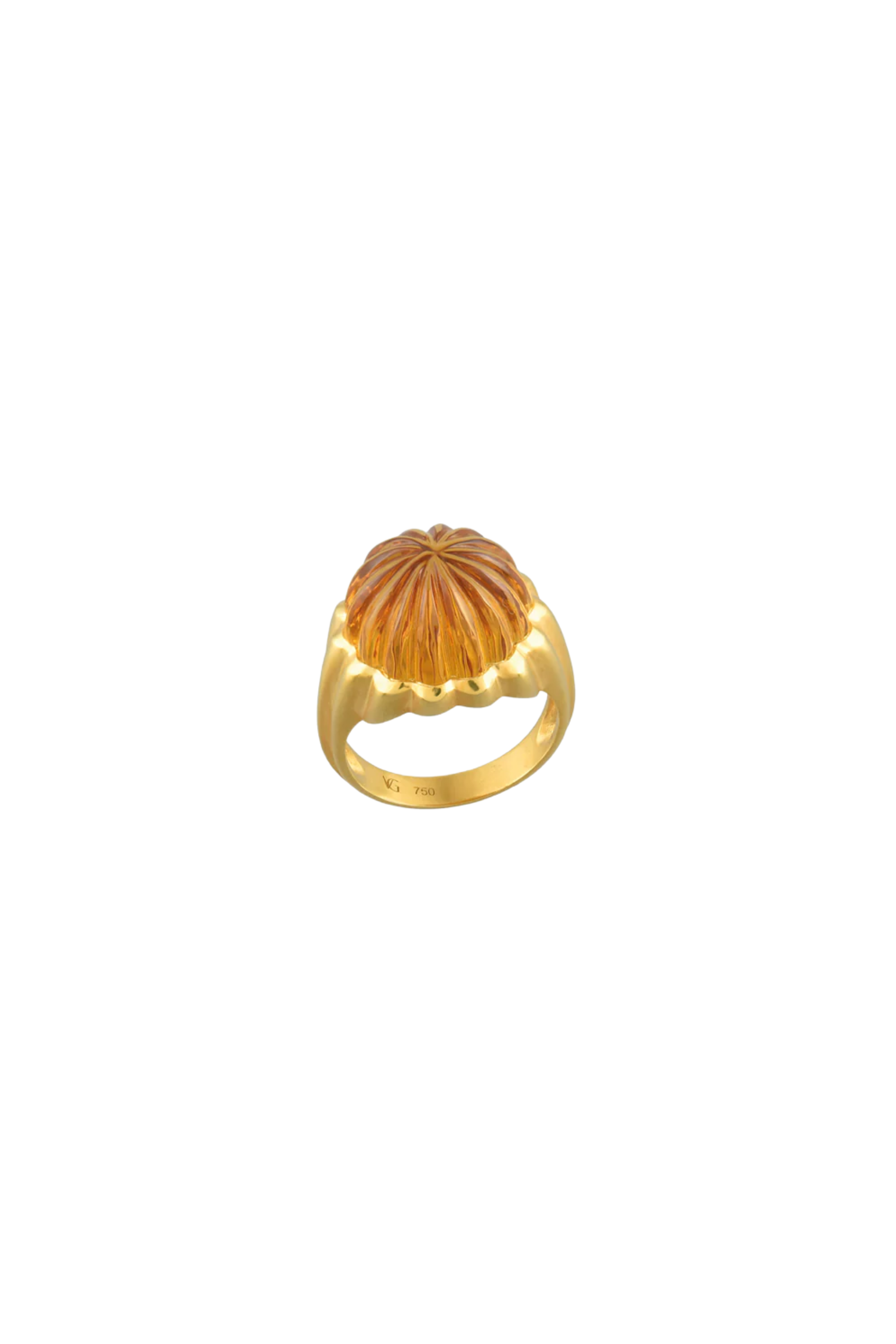 Colors Drop Ring Melon Citrine