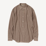 Airy Light Cotton Check Shirt