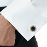 Black Moon Yellow Cufflinks