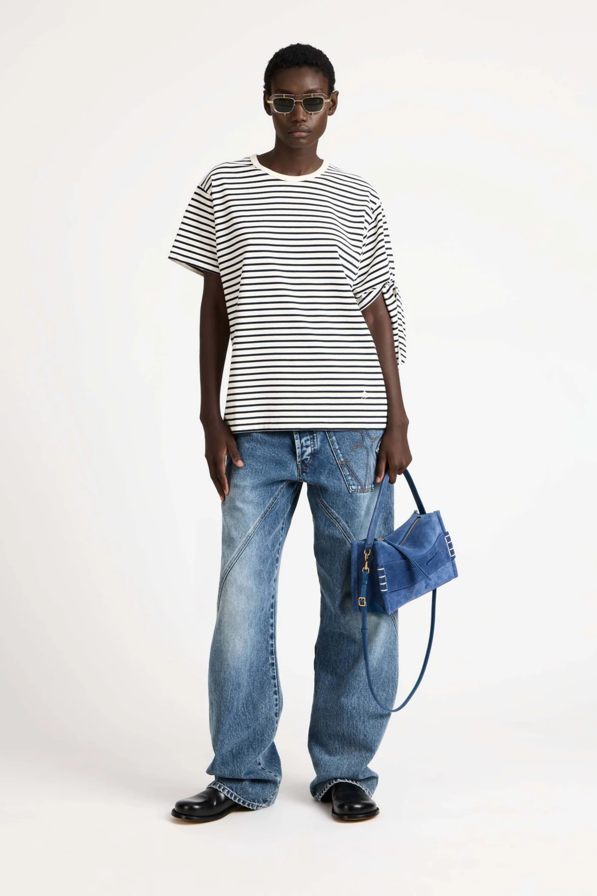 Suede Loafer Bag